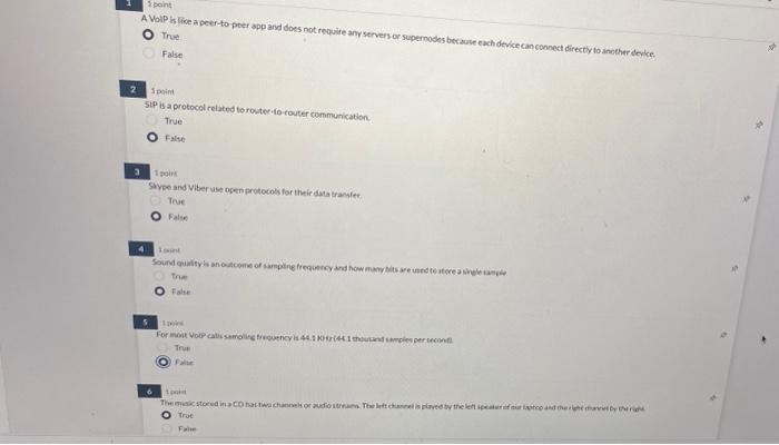  A VolPis live a peer-to peer app and does not requile