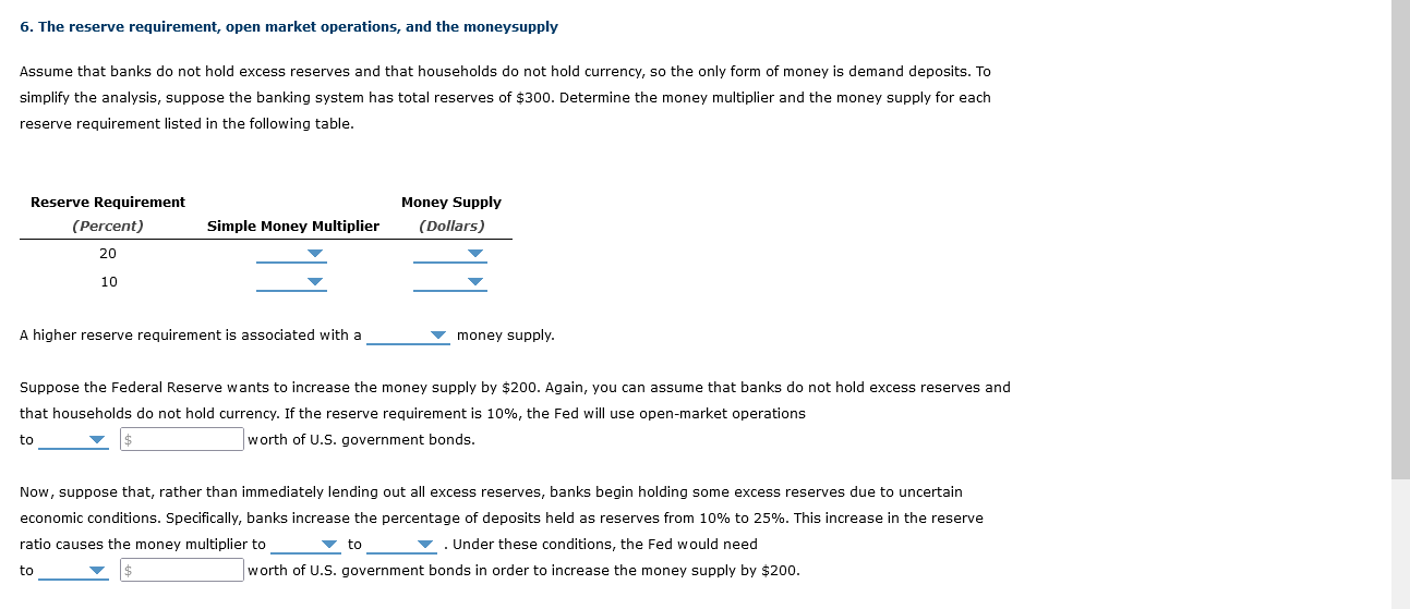 and Applications Q2 If the Fed wants to increase the money supply,
