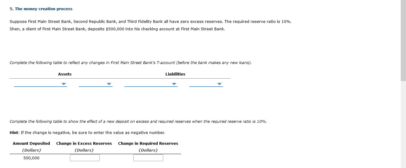 requirement, the money supply When the Fed decreases the interest rate it