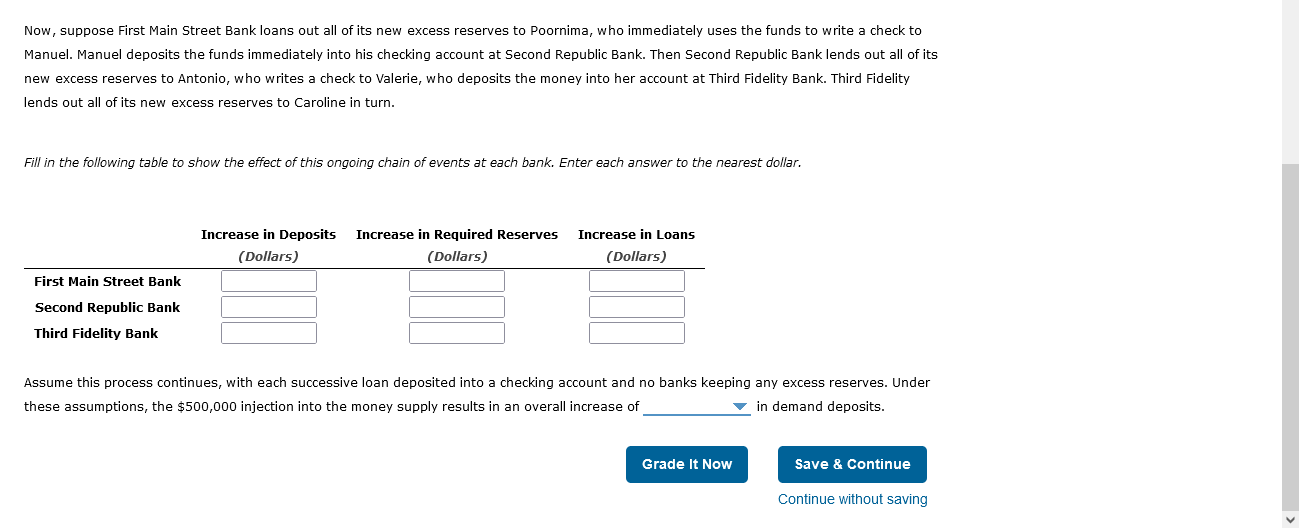 pays on reserves, the money supply will When the FOMC decreases its