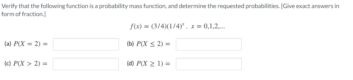Need some help with these 2: 1) Verify that the following function
