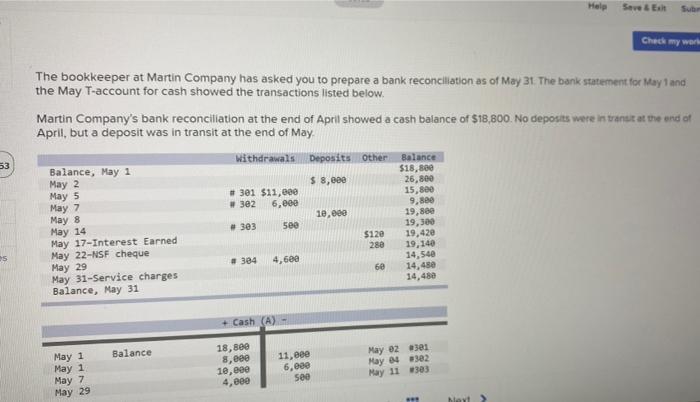  Help Save & E Sub Check my world 53 The bookkeeper