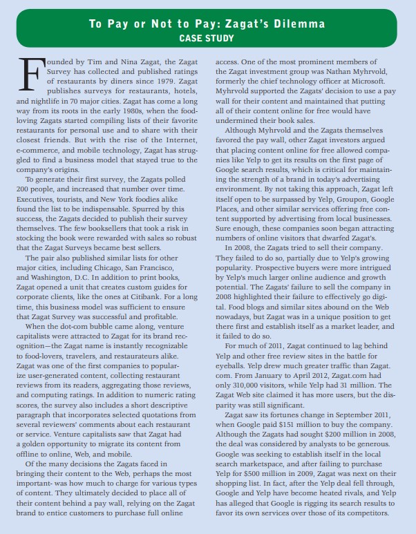 MIS 500 Management Information Systems- Case StudyPlease help me out to answer