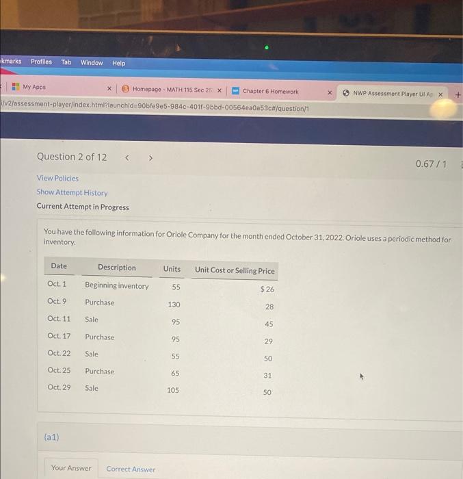  kmarks Profiles Tab Window Help My Apps Homepage - MATH 115