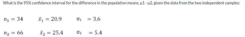 11 10 8- 3 2 6 9What is the 95% confidence interval
