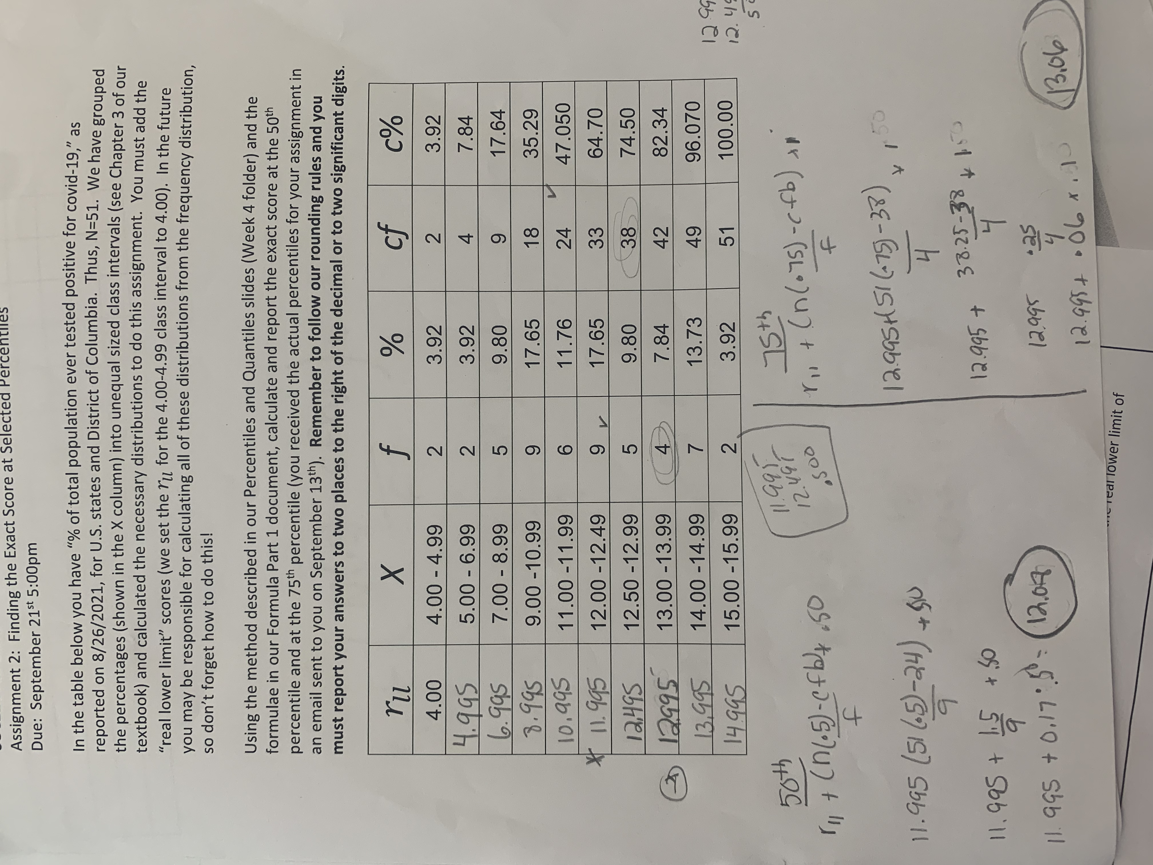 can you please review my work Assignment 2: Finding the Exact Score