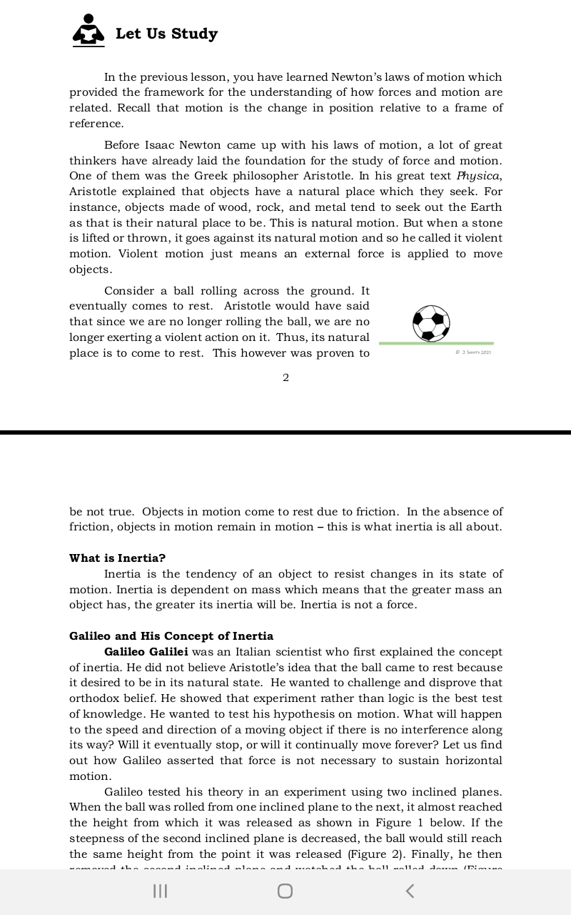 Let Us Study In the previous lesson, you have learned Newton's laws