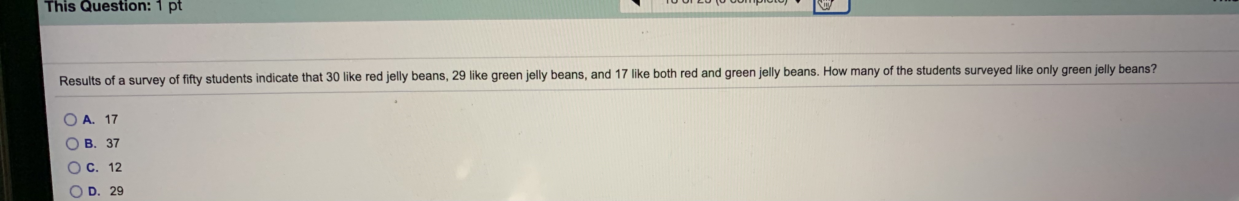 i need help answering these multiple choice questions:( This Question: 1 pt