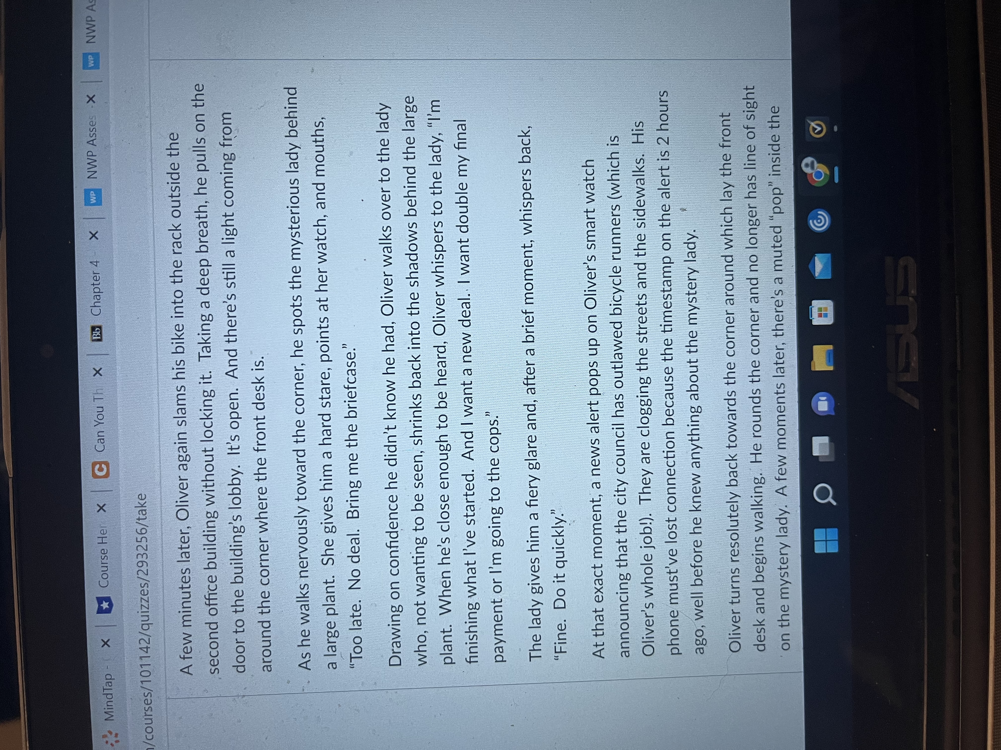 MindTap - X Course Her X C Can You Th X