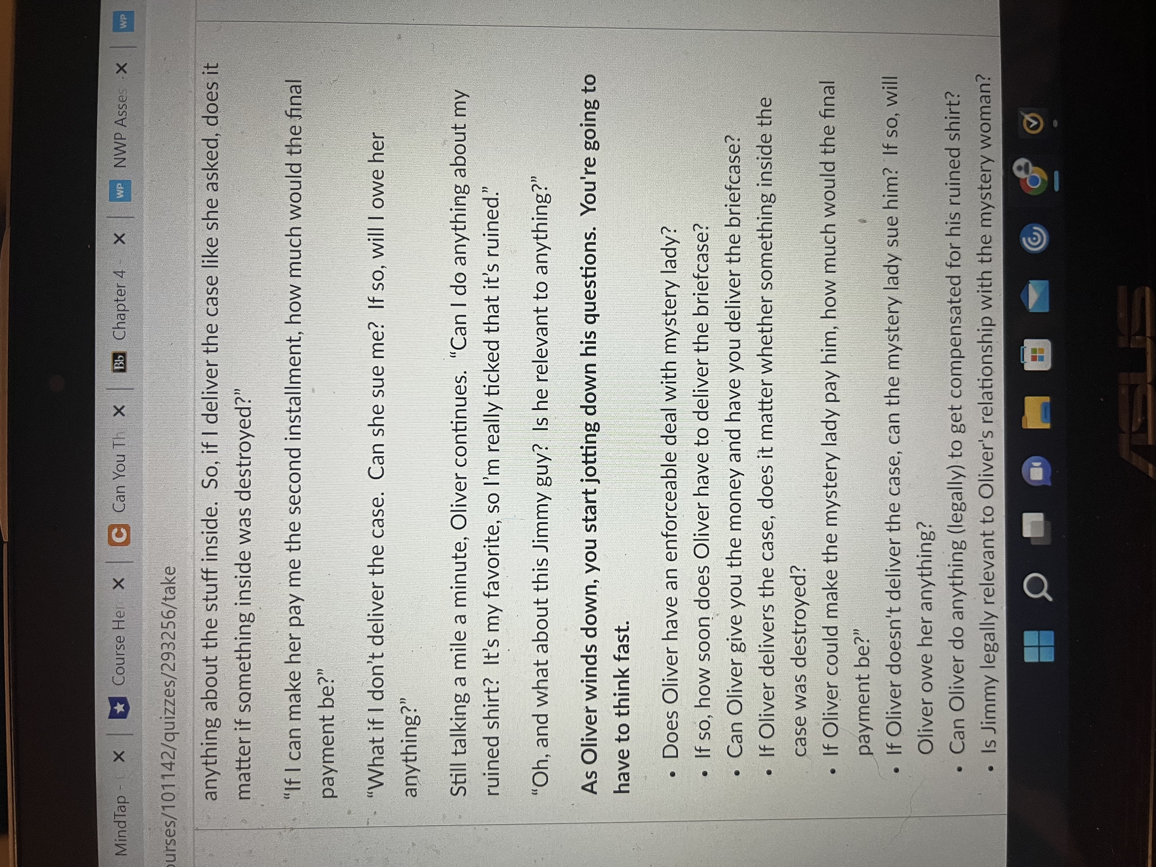 there's still a light coming from around the corner where the front