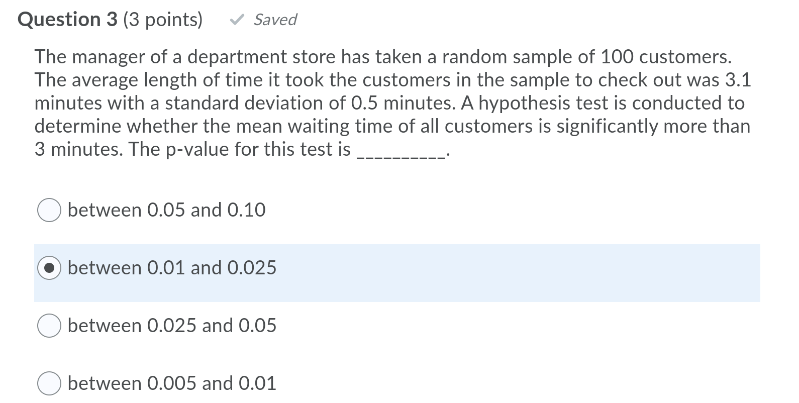 0.123 level of significance, the critical value 2 = __________ . Question