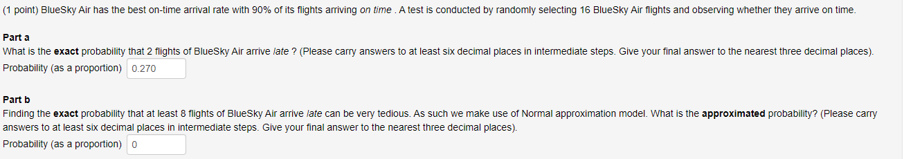 problem 5.Part a) Identify n, p, and x. Find the solution using