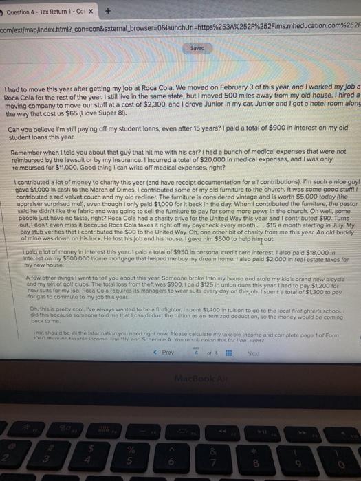 Comprehensive Problem 6-59 (LO 6-1, LO 6-2, LO 6-3) {The following information