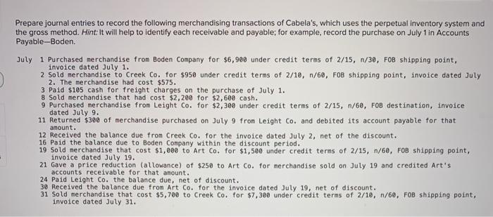 16 17 Received the balance due from Art Co. for the invoice