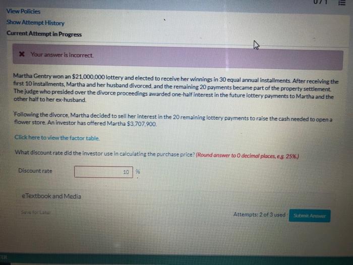  View Policies Show Attempt History Current Attempt in Progress x Your
