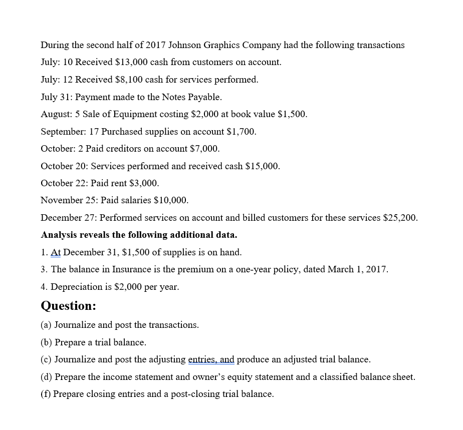 on January 1, 2017, by Cameron Johnson. At the end of the