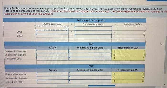 answered!!!!! ky Exercise 6-19 (Algo) Long-term contract; revenue recognition over time and