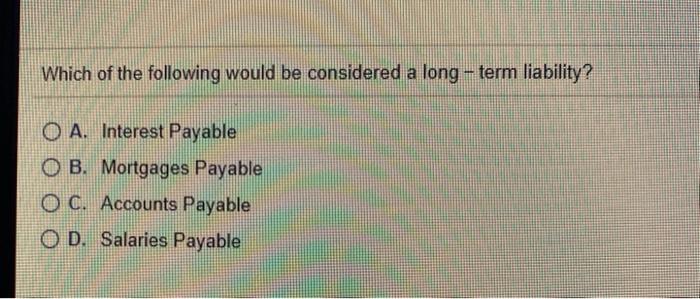 involves interest and is to be paid within one month or less