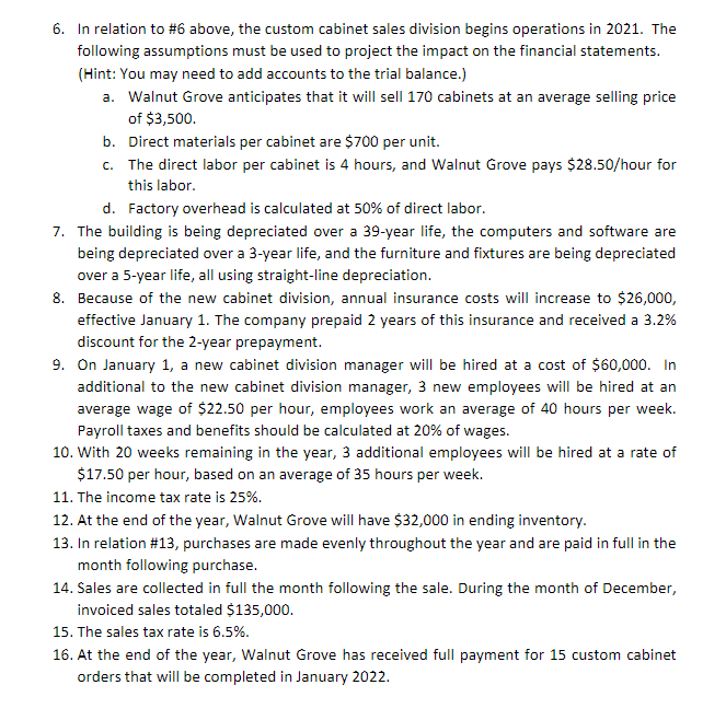 #11? INSTRUCTIONS: Using the 2020 trial balance and additional information below, prepare
