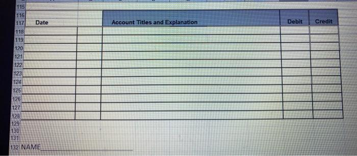 C 00 Problem 3: Ch. 10-Liabilities (Notes payable) 25 Points 01 02