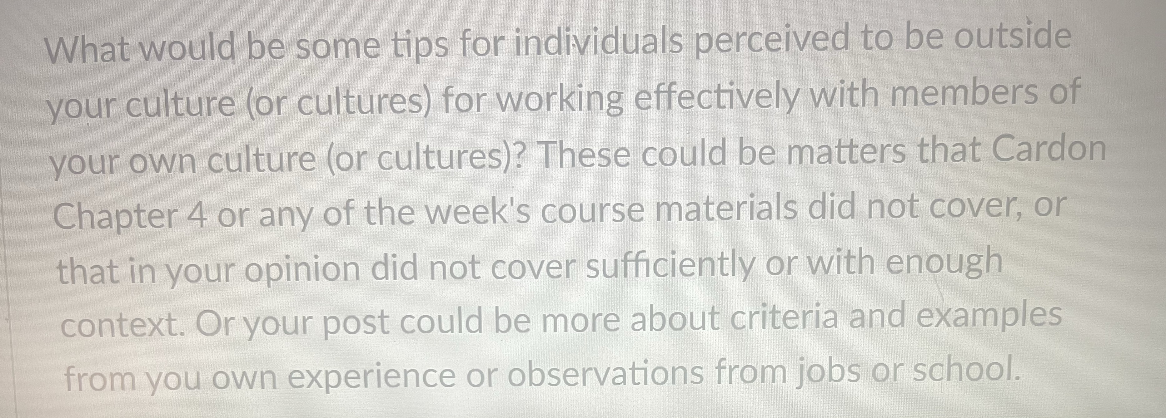 Accounting classes What would be some tips for individuals perceived to be