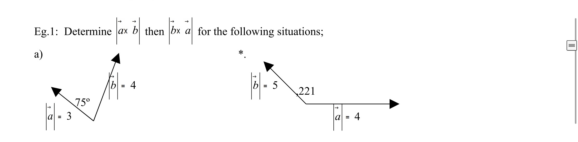 directional cosines for 6 R % When we determined the dot product