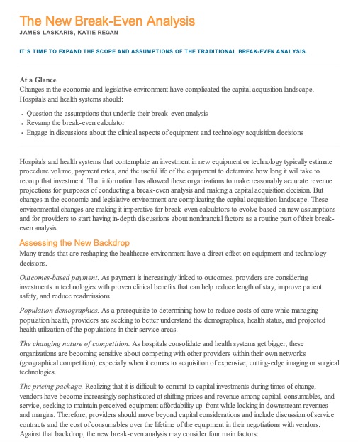 From material contained in the required reading: Laskaris, J. & Regan, K.