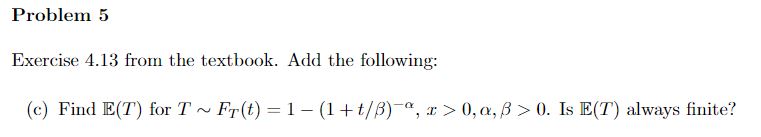 then finding the expectation and (b) using the formula on P10 of