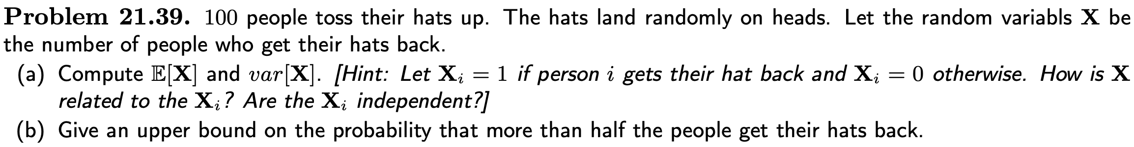 people expire. What is the expected number of remaining couples. [Hint: Xi