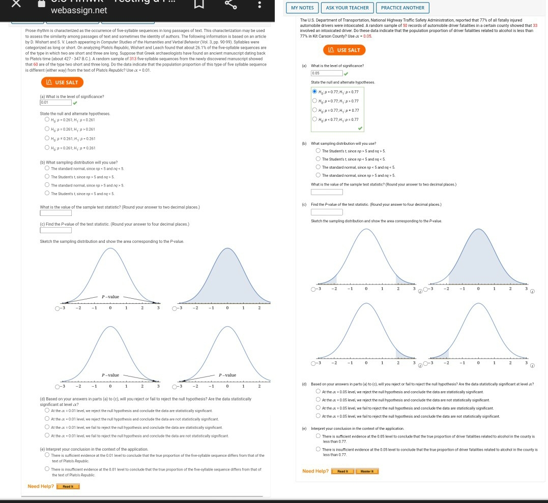 statistics and probability webassign.net MY NOTES ASK YOUR TEACHER PRACTICE ANOTHER The