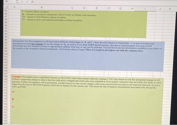  . 182 x A G H J K fx B D