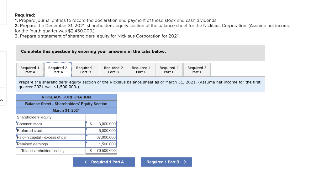 new common stock issue having a $0.50 par value. Since the new