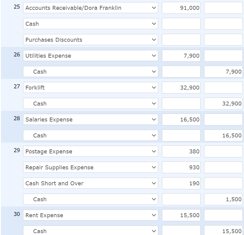 amount to the Accounts Receivable and Accounts Payable accounts in the General