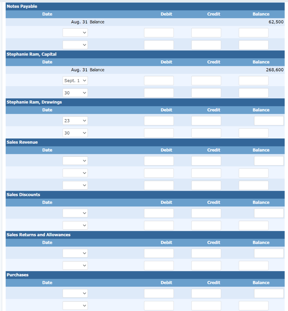 Only recalculate the ending balances to Ledger accounts where amounts were posted.