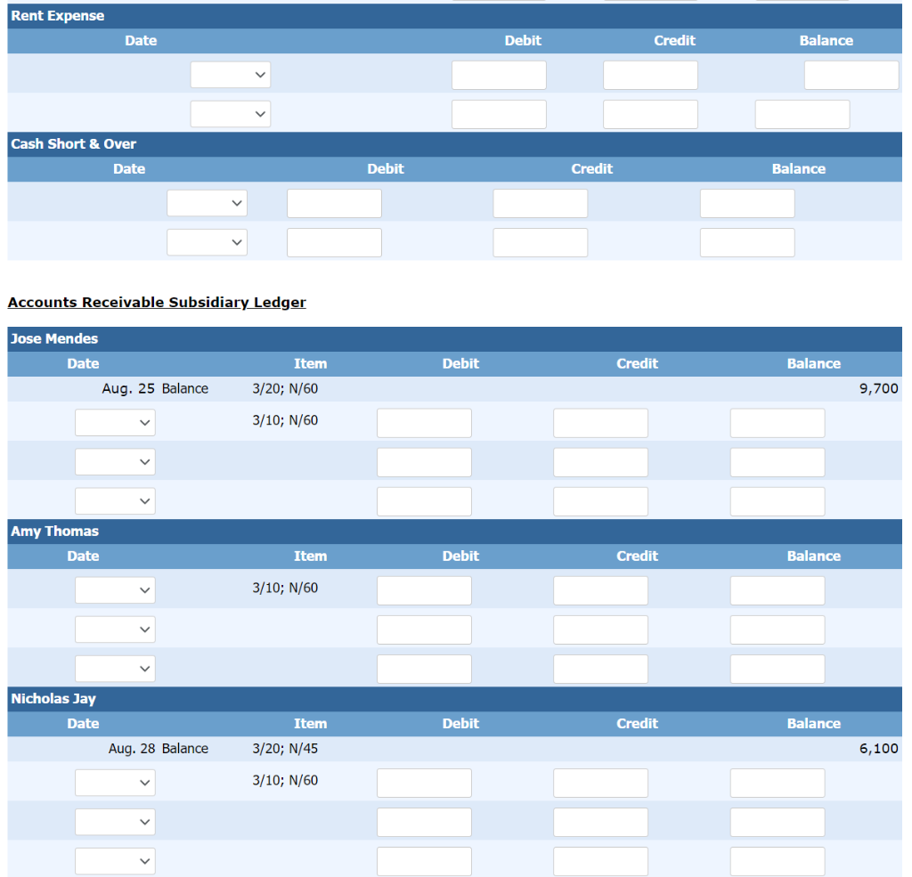 your answers with commas.) Prepare a Trial Balance using the account names