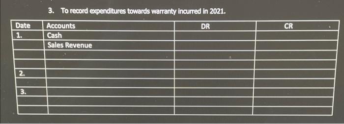 Equipment Company sells computers for $4,300 each and also gives each customer