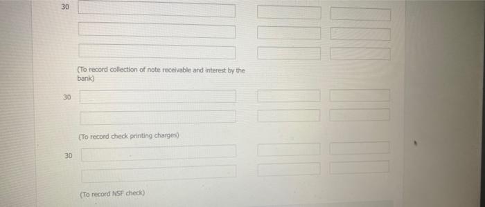 as follows: (1) Cash receipts for September 30 recorded on the company's