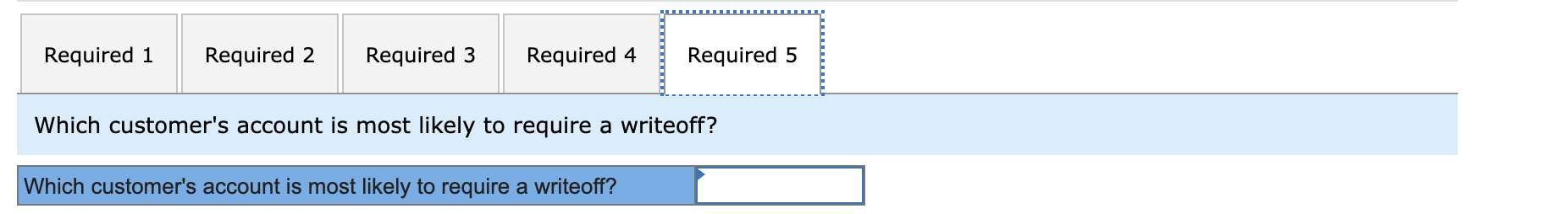 not yet due, (2) up to one year past due, and (3)