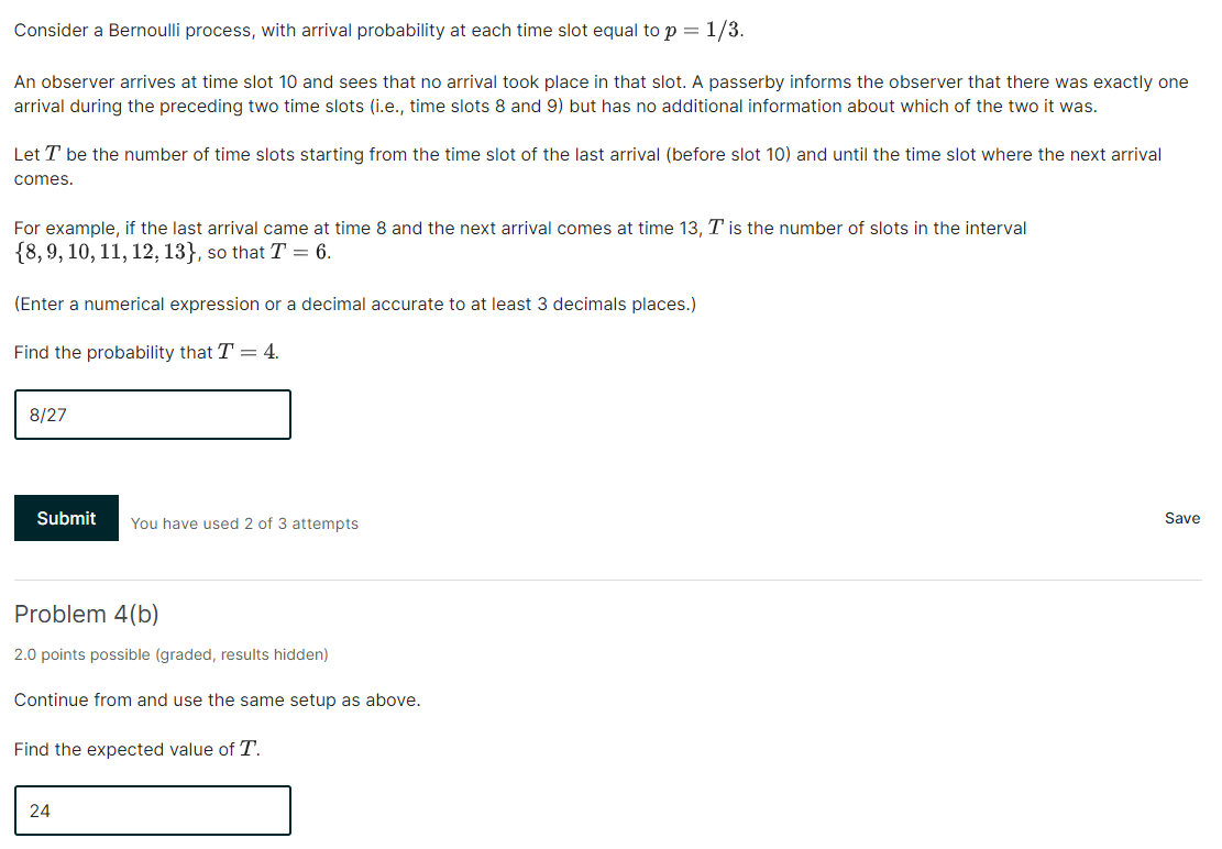 Kindly answer problem 4B while ignoring the values in each box. Thank
