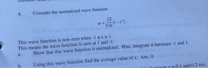 9 The probability density is lowest at I = % and I