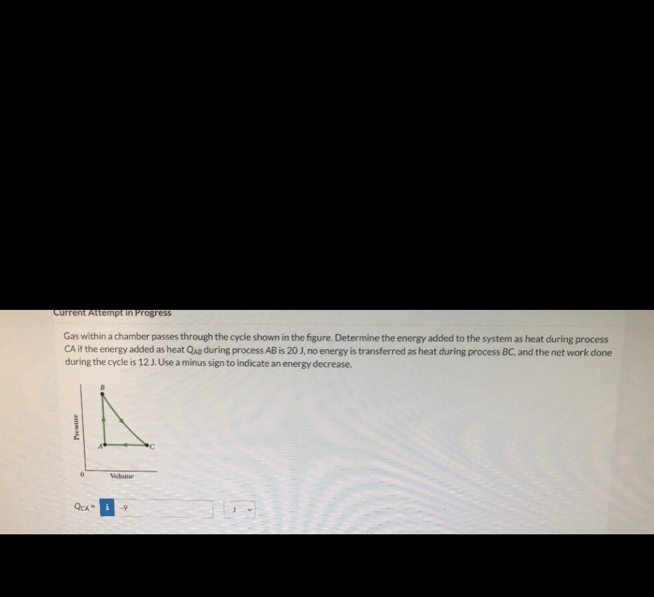  Current Attempt in Progress Gas within a chamber passes through the