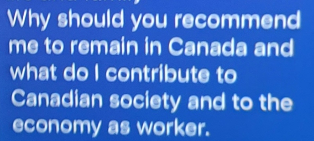 can you help me answer this thank you Why should you recommend