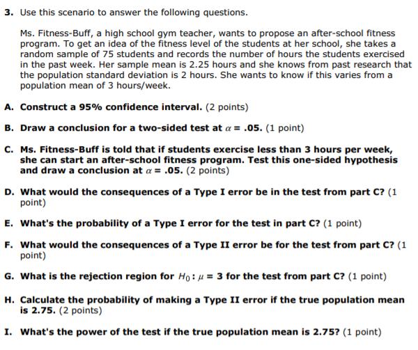 2. c. It For each of the following, state the null and