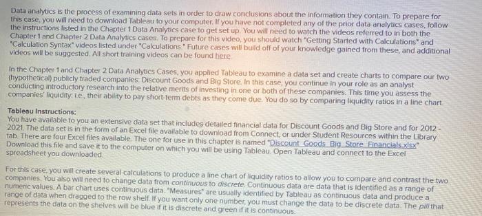 Analyzing the liquidity ratios over the ten-year period, is Discount Goods current