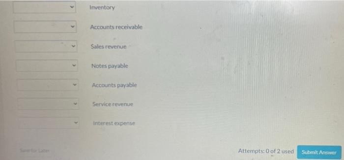 stockholders' equity, revenue, or expense item. Cash Retained earnings Cost of goods