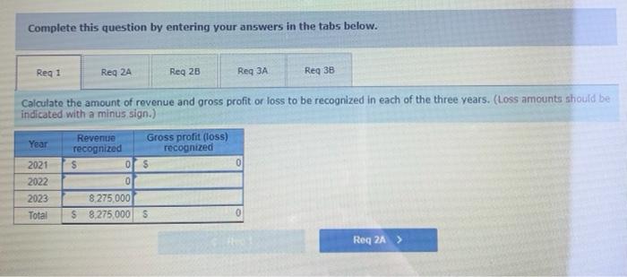 on the balance sheets Exercise 6-22 (Algo) Long-term contract, revenue recognition upon