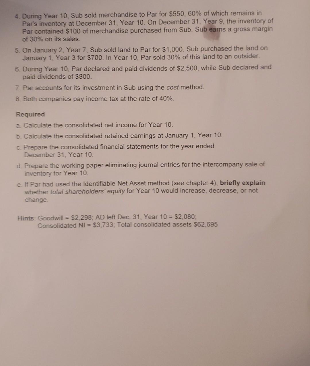 asked in the question. please provide detailed answers to all parts in