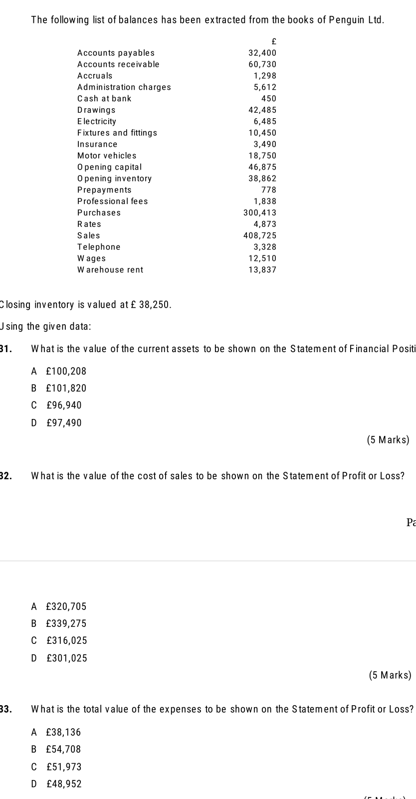 bookstores, during 2019, the company had the following costs: Direct materials used