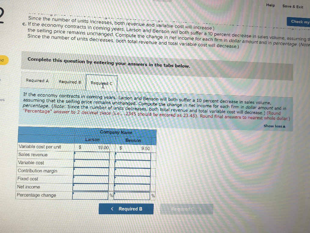 future economic volatility. He asks you to analyze the following financial data