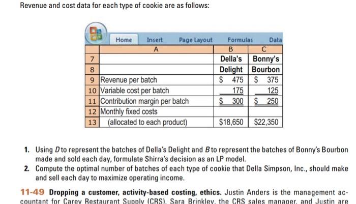 produces and sells 7,500 modular computer desks per year at a selling